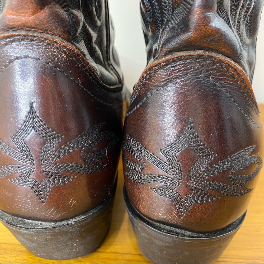 Laredo Hawk Leather Western Cowboy Boots Men’s 8.5D/Women’s 10.5 - Picture 8 of 14